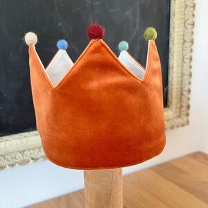 Orange Velvet Crown